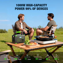 Load image into Gallery viewer, 1000W Portable Power Station &amp; 200W Foldable Solar Panel Generator Kit
