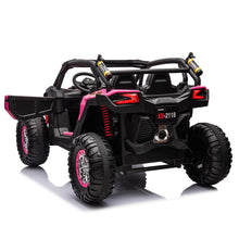 Load image into Gallery viewer, 24V 2 Seater Kids Ride on UTV Car w/Remote Control, 4WD Powerful Electric Vehicle with 4x75W Motors, 4 Shock Absorbers, Pink
