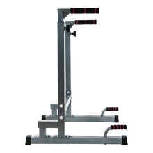 Load image into Gallery viewer, BalanceFrom Steel Frame Multi-Functional Home Gym Exercise Fitness Dip Stand Station - Gray
