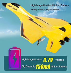 Remote Control Wireless Airplane Toy with Lights, Su-35 Rc Glider 2 Channel 2.4 GHZ Remote Control Planes, Outdoor Foam Rc Aircraft
