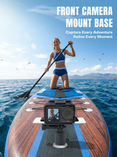 Load image into Gallery viewer, SOLAVERO Inflatable Stand Up Paddle Board with Premium SUP Accessories &amp; Kayak Seat, Wide Stable Anti-Slip EVA Deck, 11'6" Inflatable Paddleboard for Adults &amp; Youth of All Skill Levels (Cobalt Sail)
