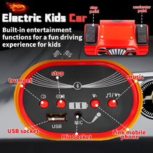 Load image into Gallery viewer, Electric Go Kart for Kids, 6V and 12V Drift Cart with 380W Powerful Motors, Ride-On Toy with Music, Lights for Boys and Girls,Red,12v
