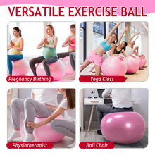 Load image into Gallery viewer, Hungdao 6 Pack 22 Inch Heavy Duty Exercise Balls Inflatable Pregnancy Yoga Pilates -(Pink)
