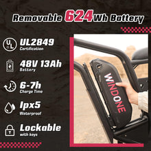 Load image into Gallery viewer, E2 Electric Bike for Adults, Full Suspension, 48V13Ah Removable Battery, Up to 28MPH &amp; 46.6 Miles (PAS), 750W Ebike
