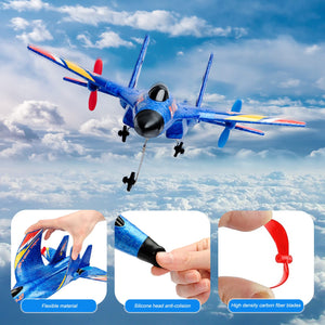 RC Plane Remote Control Glider Airplanes 2.4 GHZ 2 Channels, Easy to Fly RC Fighter, Remote Control Aircraft