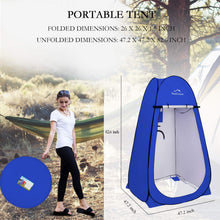 Load image into Gallery viewer, Your Choice Pop-Up Shower Tent, 47.2"Wx82.7"H Changing Tent - Blue
