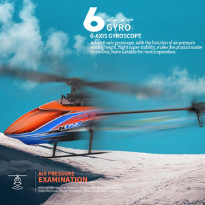 Remote Control Helicopter, 4 Channel RC Aircraft with 6-Axis Gyro, Altitude Hold, One Key Take Off/Landing, Include 3 Batteries