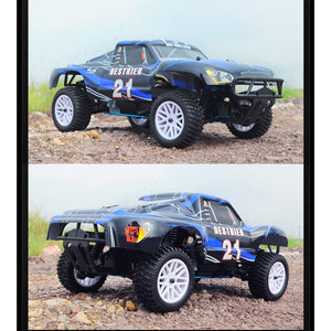 RC Truck Two Speed RC Buggy Rock Crawler Truck 4WD Off-Road RC Vehicle Nitro Gas Power Off Road RC Cars with Igniter