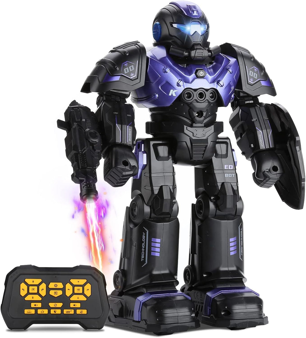 RC Robot Toys Smart Programmable Robot with Gesture Sensing, Remote Control Robot for Boys Girls, Rechargeable