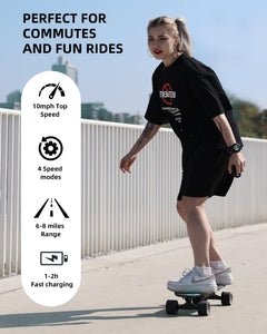 Bundle of 27" & 37" Electric Skateboards with Remote Control, Skateboard for Effortless Commutes and Fun Rides
