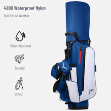 Load image into Gallery viewer, uniHimal 8-Way Lightweight Walking Golf Stand Bag for Men Women Blue White
