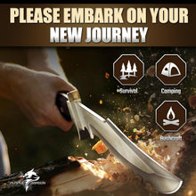 Load image into Gallery viewer, Purple Dragon 11" Tactical Hunting Knife with Leather Sheath, Gifts for Men

