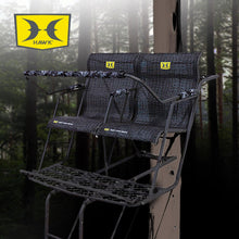 Load image into Gallery viewer, Hawk Big Denali 2 Man Climbing Tree Stand, 18 Foot Deer Hunting Ladderstand
