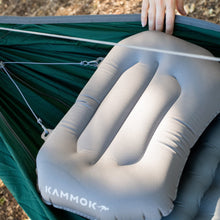 Load image into Gallery viewer, KAMMOK Mantis Hammock, All Seasons, Mosquito Net, Storage Bag, Camping, Outdoor Activities - Pine Green
