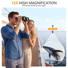 Load image into Gallery viewer, 12x50 Binoculars for Adults Cruise Ship Travel Outdoor High Powerd Gift
