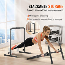 Load image into Gallery viewer, VEVOR Dip Bars, 440 lbs Capacity - Black
