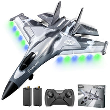Load image into Gallery viewer, 4DRC G1 RC Plane 2.4GHz 4 Channel 6-axis Gyro Stabilizer RTF Glider Aircraft Plane Jet Fighter Toys, Easy to Fly,2 Battery
