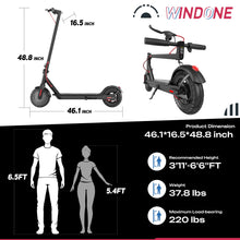 Load image into Gallery viewer, Electric Scooter, 430W Peak Motor, 19MPH &amp; Up to 17-Mile Range, 10&quot; Shock-Absorbing Tires | Portable Folding Commuting Electric Scooter
