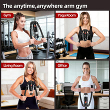 Load image into Gallery viewer, SoftGym Twister Arm Chest Trainer Exerciser Workout Equipment,Adjustable 22-470lbs Hydraulic Power- Black
