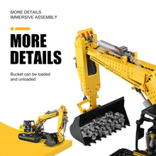 Load image into Gallery viewer, RC Excavator Building Set for Boys, 1830 Pieces Building Blocks APP Remote Control Truck Construction Vehicles Model
