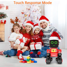 Load image into Gallery viewer, Robot Toy for Kids, Smart RC Robot Kit with Touch and Sound Control Robotics Intelligent Programmable Smart Robot (Red)
