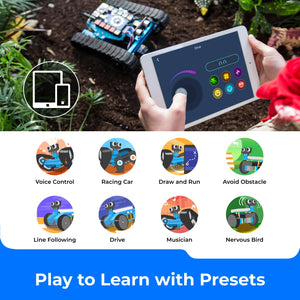 Ranger 3 in 1 Robotics for Kids Age 8-12, Coding Robot for Arduino Scratch Learning with Coding Box, 16 Coding Projects