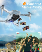 Load image into Gallery viewer, Drone with Camera for Kids - Foldable Mini Drones for Beginners or Adults, 1080P HD RC Quadcopter, w/2 Batteries and Storage Case
