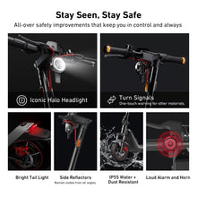 Load image into Gallery viewer, Electric Scooter - All-Terrain Suspension, 37.3 Miles Long Range, Self-Healing Tires, Max 1000W Motor, Triple-Braking System, 10.5&#39;&#39; Self-Healing Tires
