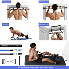 Load image into Gallery viewer, 440 lbs Upper Body Fitness Workout Bar| Multi-Grip Strength for Doorway | Indoor Chin-Up

