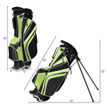 Load image into Gallery viewer, Tangkula Golf Stand Bag with 6 Way Top Dividers, Green
