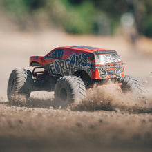 Load image into Gallery viewer, RC Truck Gorgon 2 Wheel Drive MT 1/10 RTR (Ready-to-Run Battery and Charger Included) Smart 3300 7C S120 USB Red ARA3230ST2
