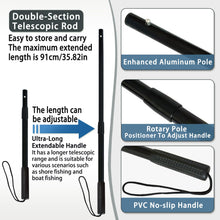 Load image into Gallery viewer, SEASPRO Large Telescoping Rubber Net – Aluminum Alloy, 59" Extendable
