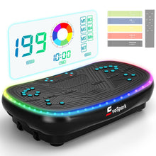 Load image into Gallery viewer, Vibration Plate Exercise Machine for Lymphatic Drainage, 4D Full Body Workout Vibrate Fitness Platform, 199 Adjustable Speeds, 3 Motors Power Vibration Plate for Weight Loss &amp; Fitness, Max Load 550 lb
