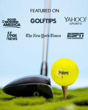 Load image into Gallery viewer, Polara Extra Distance Self-Correcting Golf Balls, Yellow, 12 Pack
