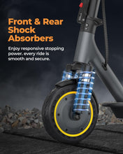 Load image into Gallery viewer, Electric Scooter Adults, 19MPH Top Speed, 19 Miles Range, 8.5&quot; Solid Tires, Folding E-Scooter with Dual Braking Dual Suspension
