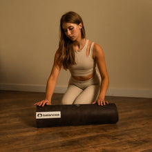 Load image into Gallery viewer, Friendly Fitness &amp; Exercise Mat for Home Gym, Pilates, Hot Yoga, and Meditation - Lightweight Durable 72 x 24 inch Workout Mat for Women, Men
