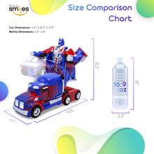Load image into Gallery viewer, Kids Transforming Robot RC Truck Toys for Boys 8-13 Remote Control Car Gift Blue
