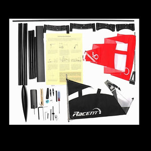 53” Inch Remote Control Boat RC Pre-Assemble Sail Accessories Kits 2.4G Electric Sailboat Watercraft for Adults Boys (S)