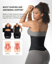 Load image into Gallery viewer, FeelinGirl Waist Trimmer Belt Body Shaper -  Black L
