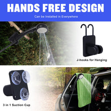 Load image into Gallery viewer, Spopal Portable Shower for Camping, [Long-Lasting] 6000mAh Rechargeable(Bk)
