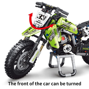 Motorcycle Toy Building Blocks Kit,Stem Bricks Sets,Toys for Boys & Adults, Build A Model Motorcycle, (476 Pieces)