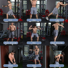 Load image into Gallery viewer, WHATAFIT Resistance Bands, Exercise Bands，Resistance Bands for Working Out, Work Out Bands with Handles for Men and Women Fitness, Strength Training Home Gym Equipment
