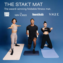 Load image into Gallery viewer, Stakt The Original Foldable Yoga Mat, Premium Foldable Exercise &amp; Workout Mat with Non-Slip Surface, Lightweight Portable for Studio or Home Use, As Seen on Shark Tank - Terracotta

