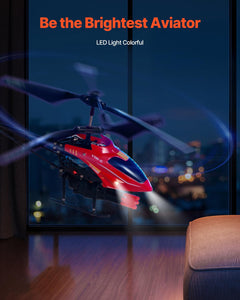 RC Helicopter, 2.4GHz Flying Remote Control Helicopter with Shooting Mode, 3.5 Channel RC Airplane for Kid, Altitude Hold
