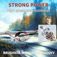 Load image into Gallery viewer, Remote Control Airplane Cessna Ready to Fly, Brushless Motor 6-axis Gyro Stabilizer 3 Flight Mode Stunt Flying, Easy Trainer for Beginner &amp; Kid
