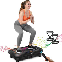 Load image into Gallery viewer, AXV Vibration Plate Fitness Platform Exercise Machine Vibrating Shaking Full Body Shaker Workout Vibrate Stand Shake Board Sport for Weight Loss Fat Burner for Gym Home Office
