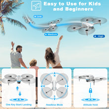 Load image into Gallery viewer, Drone with Camera for Adults, HD FPV Drones with Upgrade Altitude Hold, One-Key Take Off/Landing, Voice Control, Headless Mode
