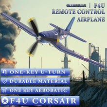 Load image into Gallery viewer, RC Plane 4 Channel Remote Control Airplane with 3 Modes - Ready to Fly Upgrade F4U Corsair RC Airplane for Beginners Adult
