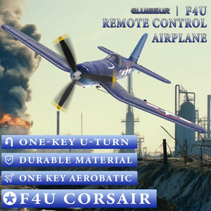 RC Plane 4 Channel Remote Control Airplane with 3 Modes - Ready to Fly Upgrade F4U Corsair RC Airplane for Beginners Adult