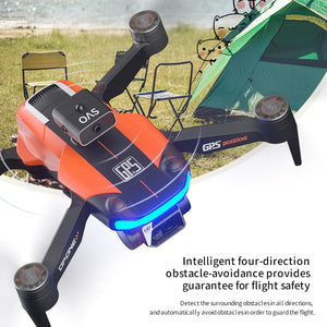 GPS Drone with 8K Dual Camera for Adults, 60 Mins Flight with 3 Batteries, Foldable Brushless Motor FPV RC Quadcopter with Carrying Case